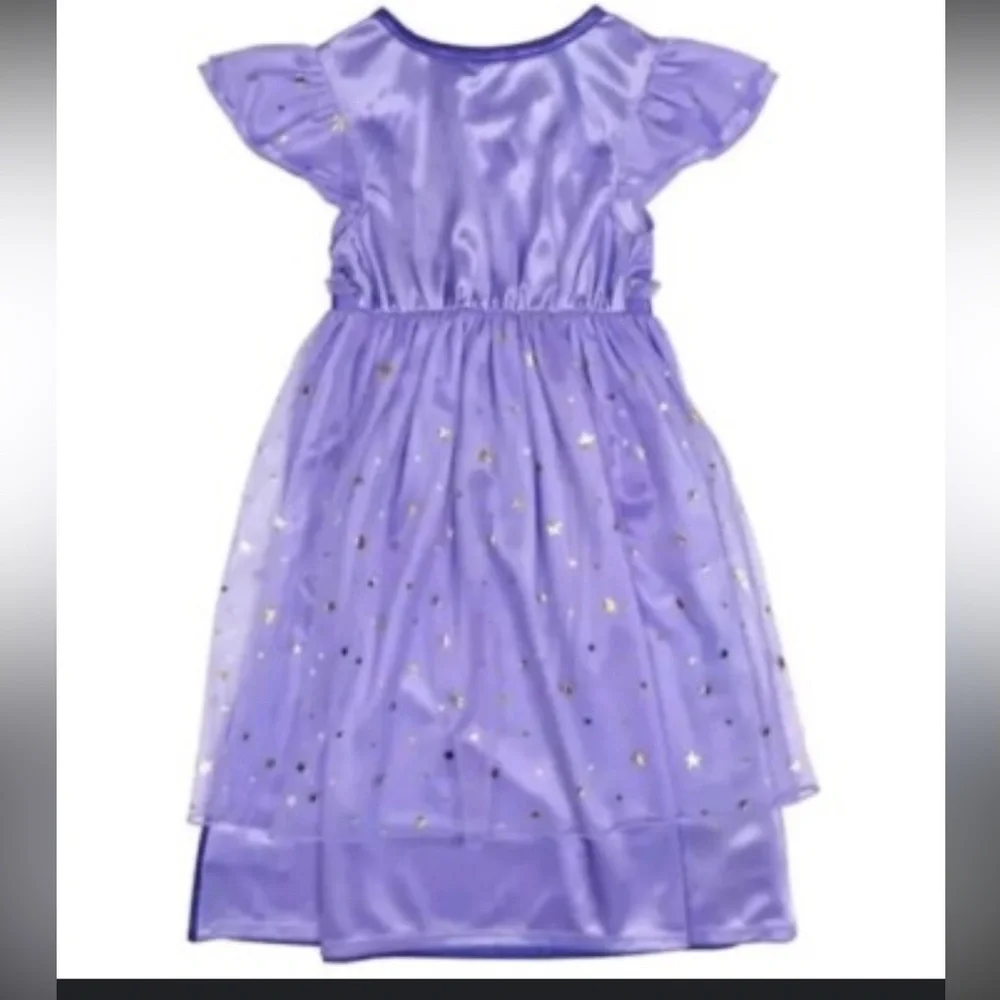 Disney Wish Asha and Wishing Star Girl's‎ Fancy Satiny Tulle Nightgown
